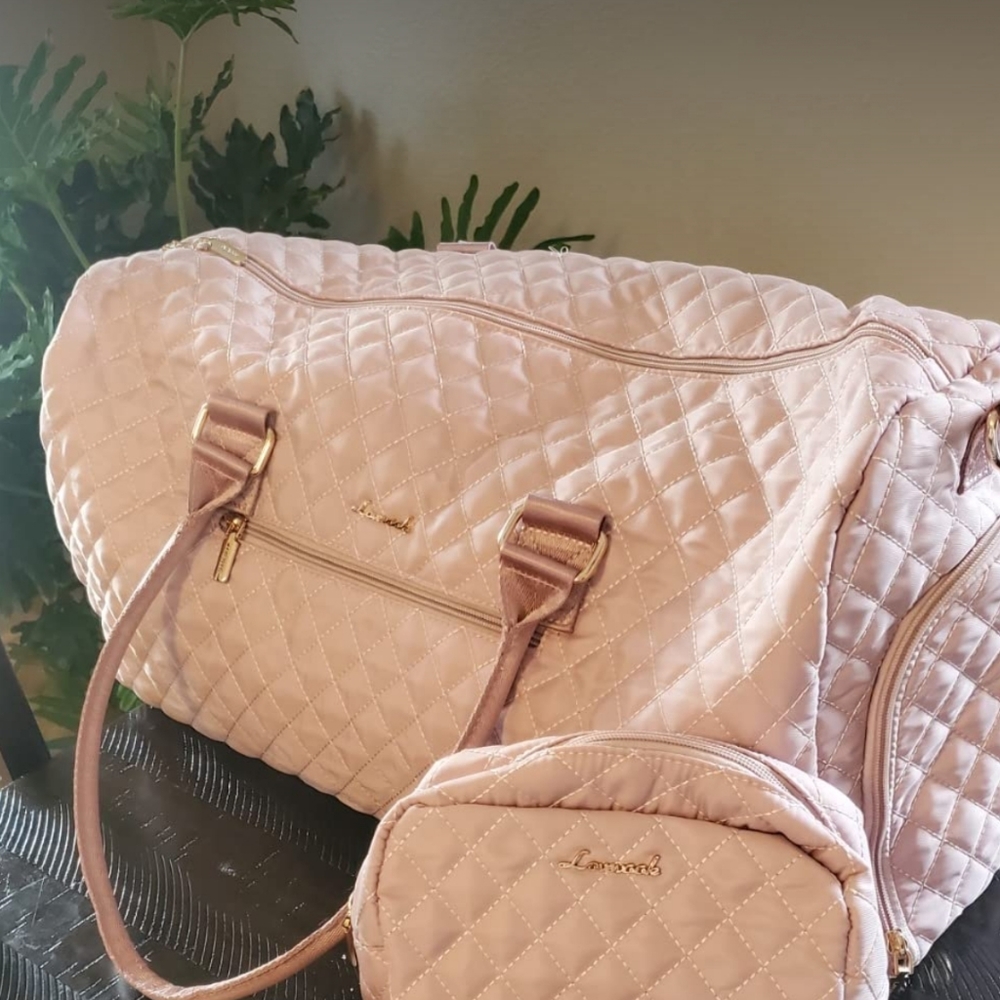 Large Duffle and small matching bag